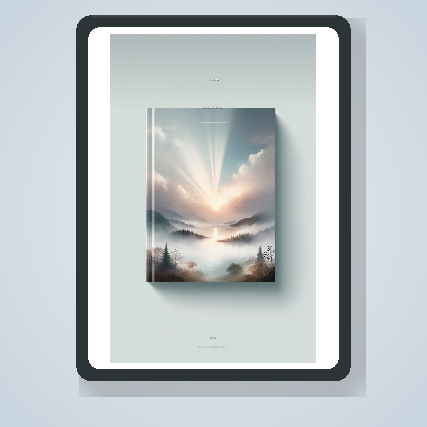 Through the Fog ebook on tablet
